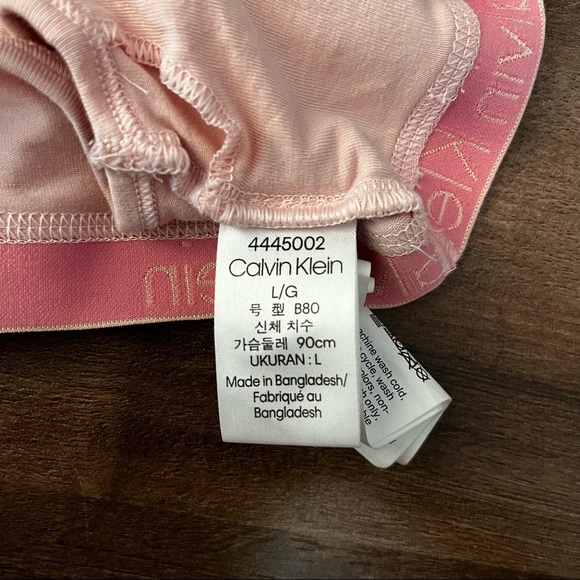 Calvin Klein Pink Sport Bra - Picture 6 of 7